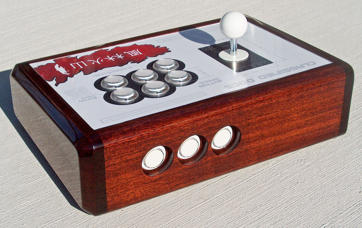 Arcade Stick (African Mahogany)
