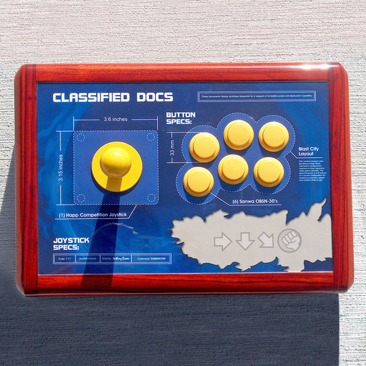 Arcade Stick (African Padauk)